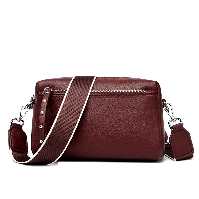 Мода и досуг женская сумка через плечо роскошный кожаный дизайн кошелек и сумки для женщин простота телефон сумки