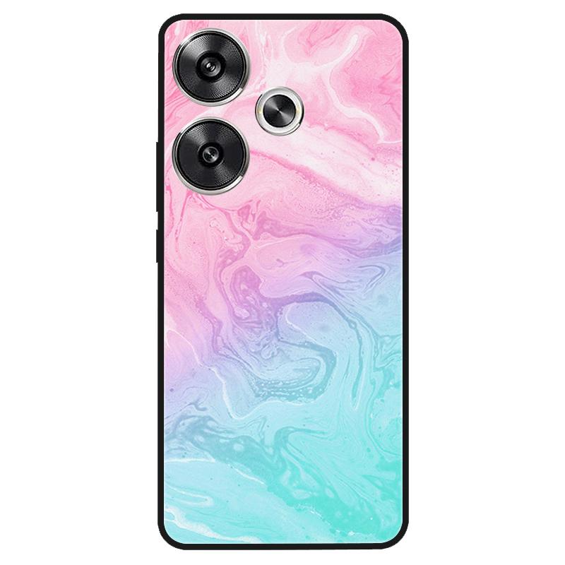 For Xiaomi Poco M6 4G Case Shockproof Soft Silicone TPU Bumper for Poco M6 4G Cover PocoM6 4G 2024 Lovely Luxury Cartoon Fundas