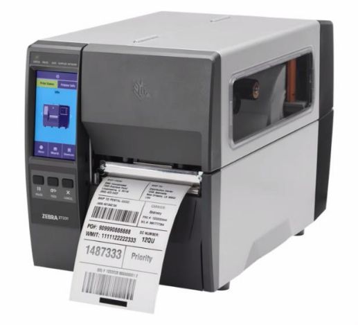 Zebra Tt Zt231 4" Printer, 203Dpi, Thermal Transfer, Eu/Uk, Usb, Serial, Ethernet, Btle, Usb Host, Zt23142-T0E000Fz