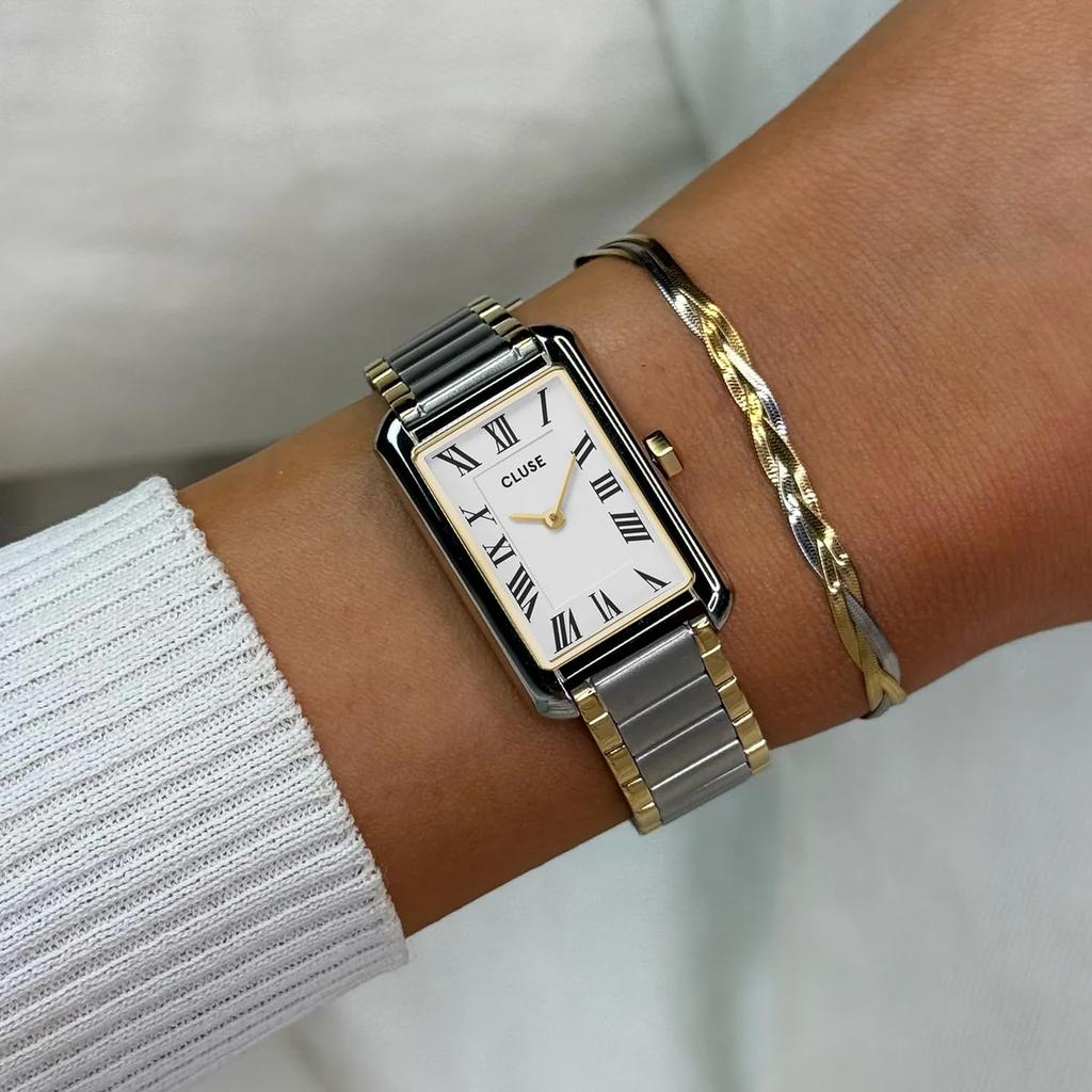 Belissena CW15003 Silver Gold Watch Women's