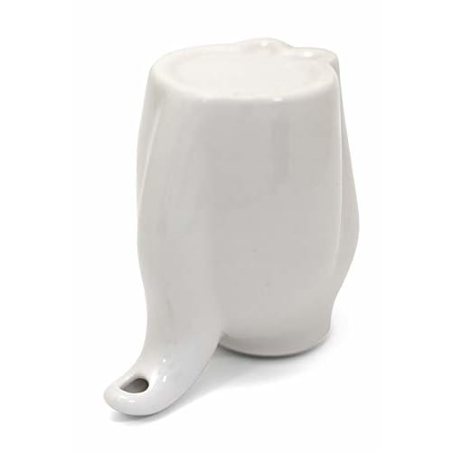 Диспенсер для соевого соуса Artha, Дизайн кошки, Белый, Маленький, 40 мл, с носиком, устойчивым к каплям, Фарфор, AR0604345