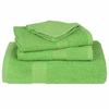 VidaXL Sauna Towels 4 Pcs Apple Green 80x200 Cm 100% Cotton 137032