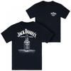 Мужская повседневная черная футболка с круглым вырезом и графикой Jack Daniel's Whiskey