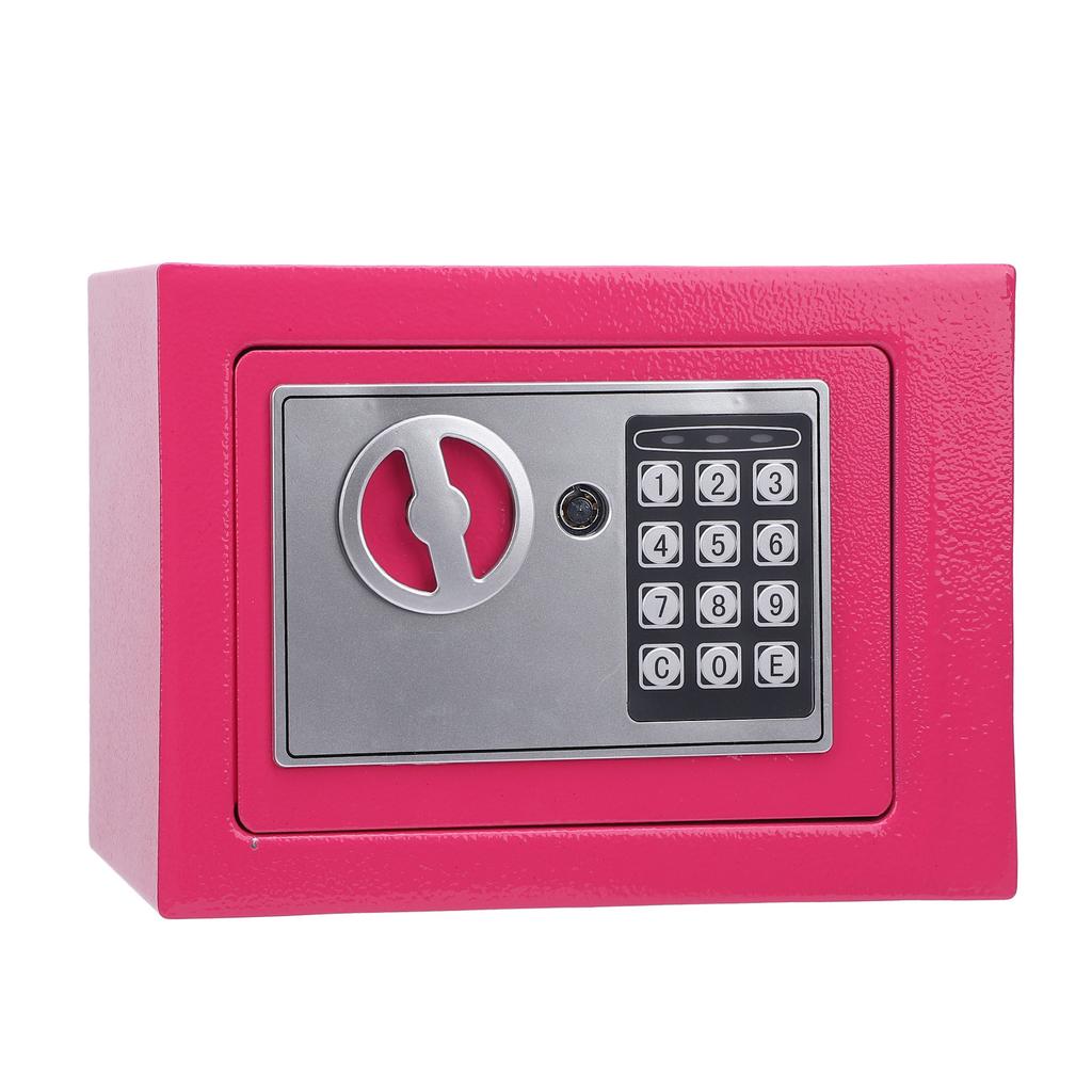 Safe Box Small Home Steel Key Electronic Security Money Cash Jewelry Storage Digital Deposit Box