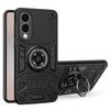 For Samsung Galaxy S25 Edge Case with Ring Holder Kickstand PC + TPU Anti-Fall Phone Cover