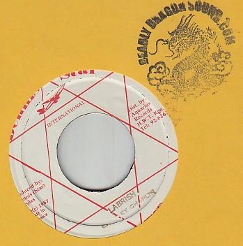 7inch Record CHARLIE CHAPLIN Labrish NONE Dennis Star Int 1987 Jamaica Reggae Ska Dub Used