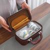 Керамический портативный дорожный чайный набор Qian Li Jiang Shan