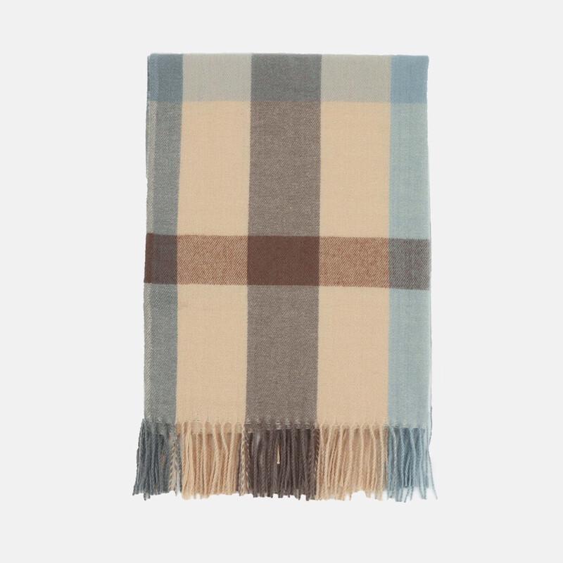 CEENIU Unisex Faux Lamb Wool Tassel Scarf