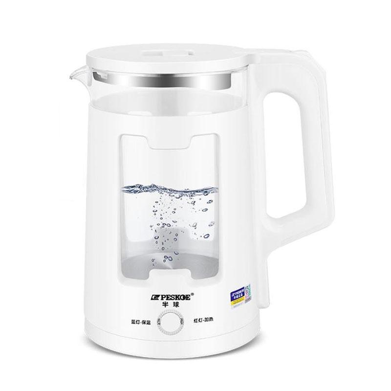 Стеклянный электрический чайник, бытовой большой емкости из нержавеющей стали, встроенный автоматический чайник с кипящей водой с постоянной температурой