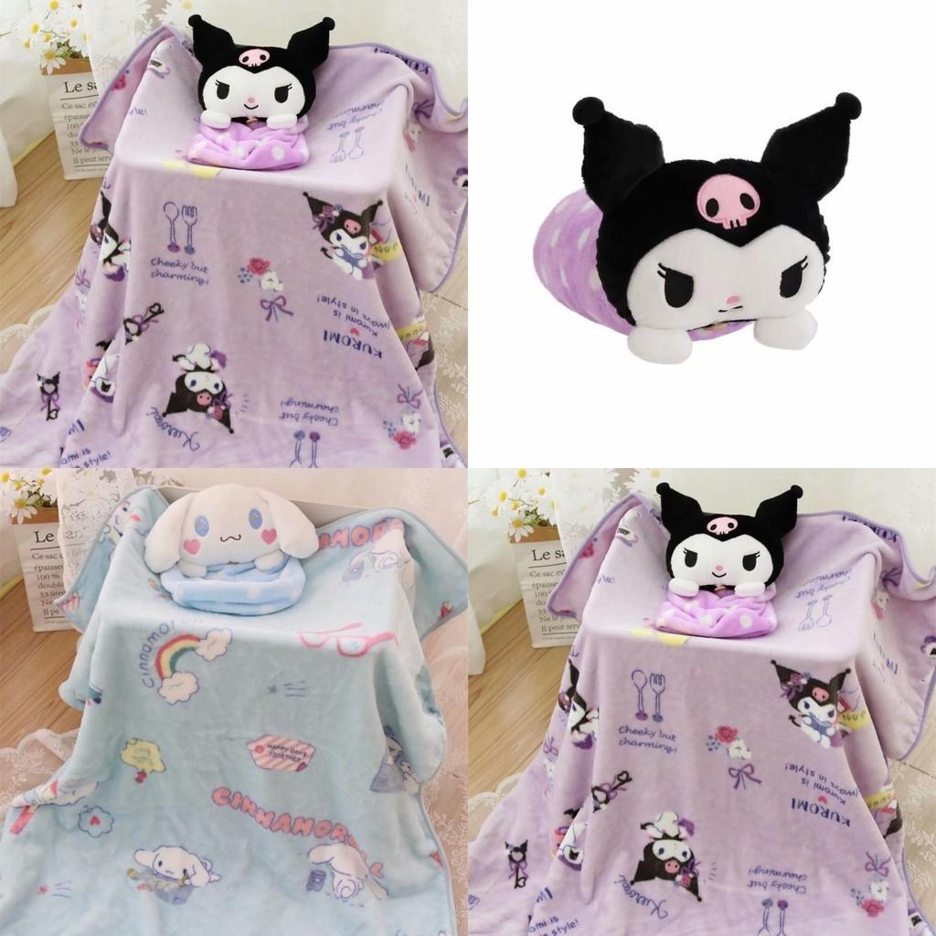 Мультяшный плед из кораллового флиса My Melody для путешествий с мягким плюшем для детей и студентов