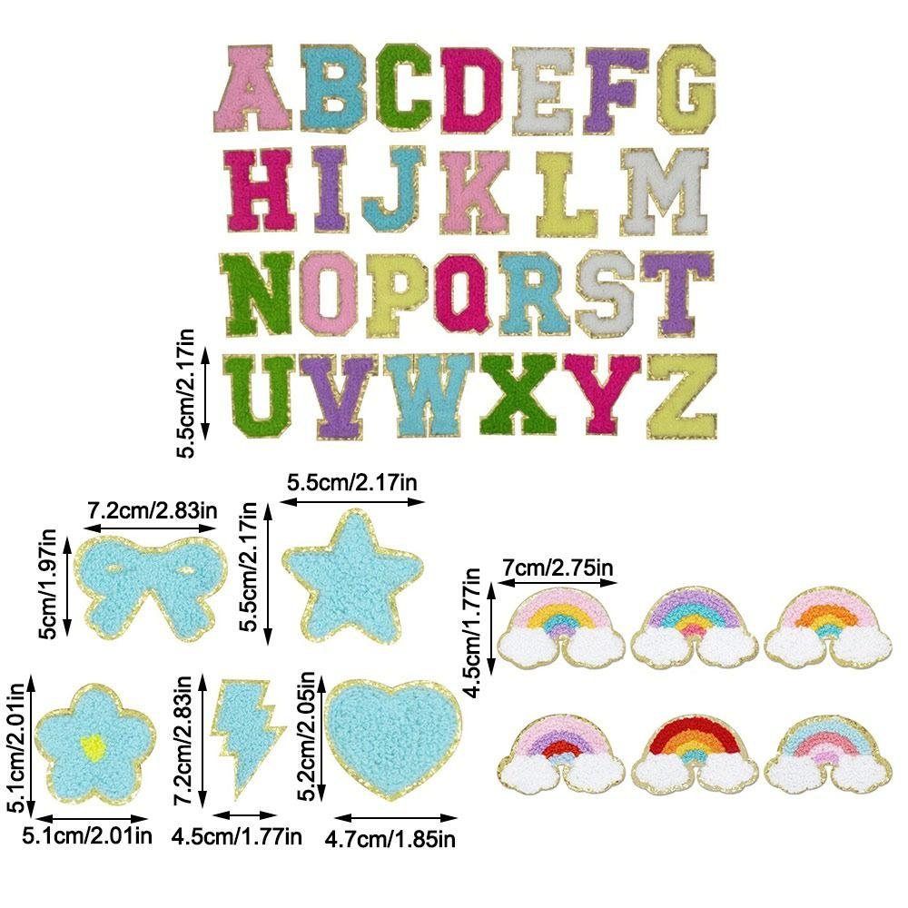 Colorful Patch Repair Star Shape Cloth Patches  ForClothing/Towel/Bags/Jackets/Patchwork