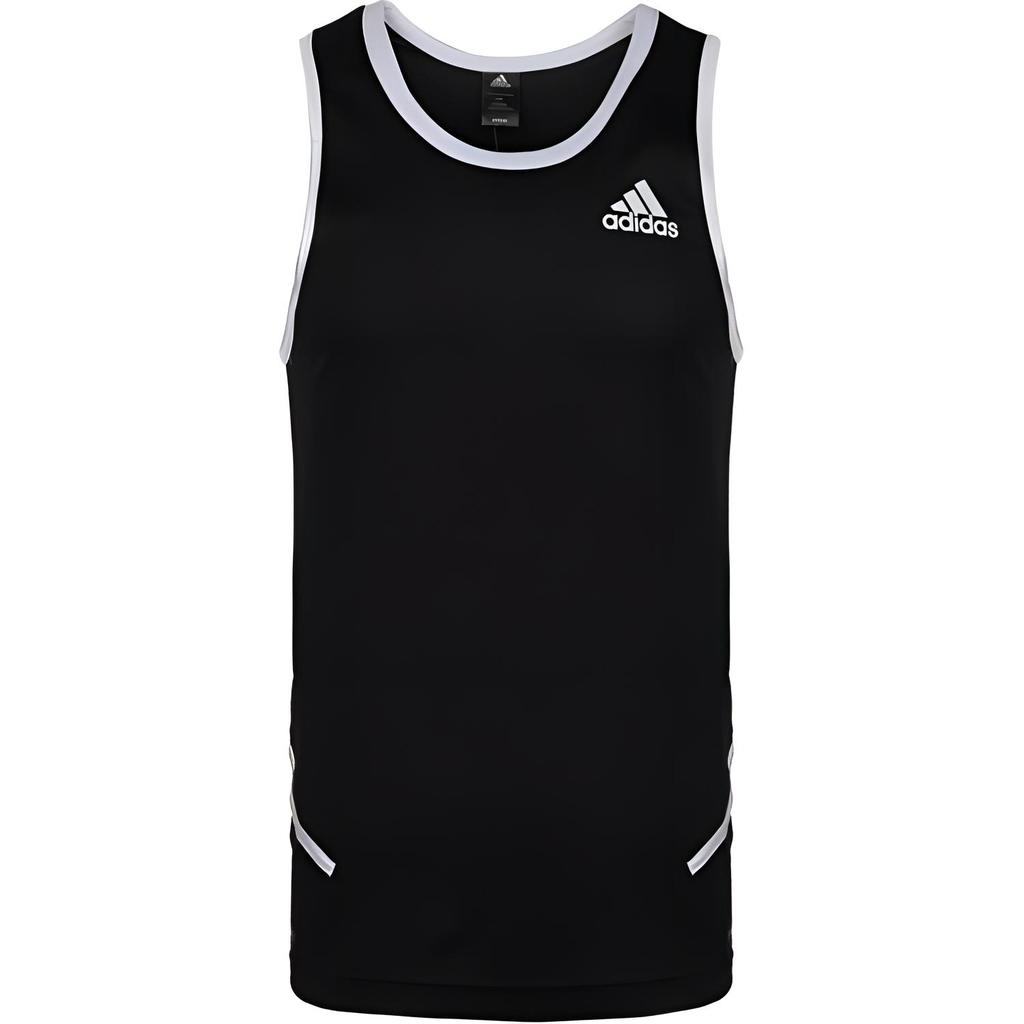 adidas Майки мужские черные с круглым вырезом умеренные другие DP4775
