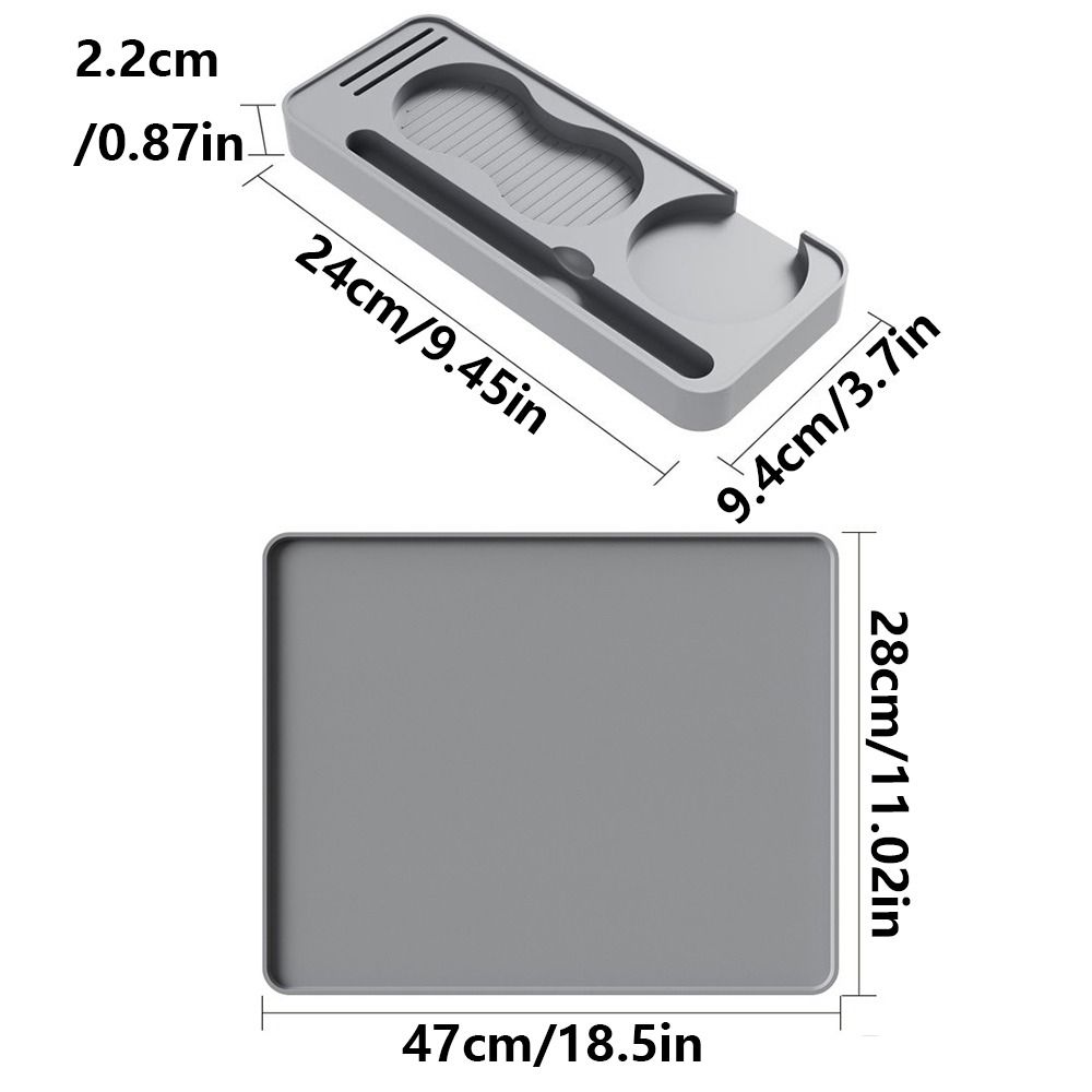 Space Saving Espresso Tamping Mat Countertops Protections Coffee Powder Press Seat Espresso Tools