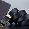 Мужской ремень Воловья кожа Автоматическая пряжка Ремень из натуральной кожи Мужской повседневный брючный ремень Выбор подарка к празднику