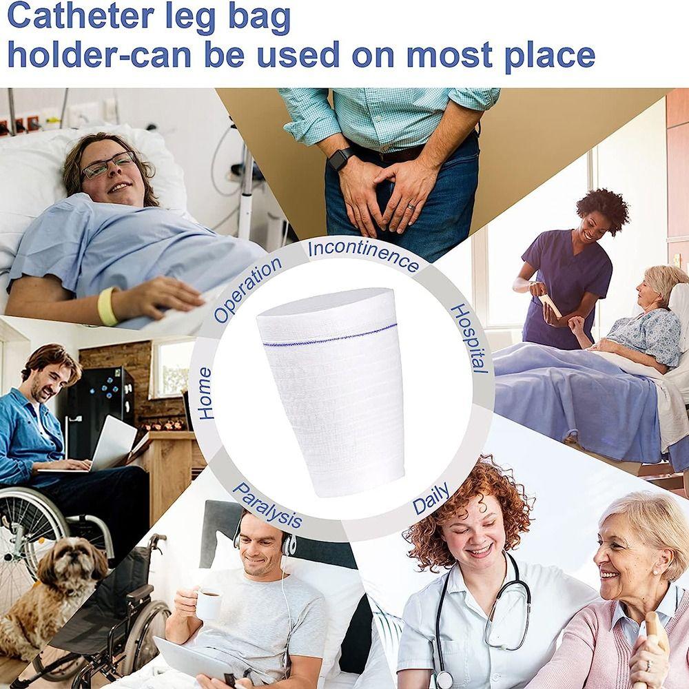 Catheter Sleeve Catheter Bag Holder Washable Drainage Bag Cover Urinary Band Support Incontinence