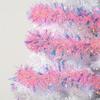 2pcs Christmas Tinsel Garland, Pink Glittering Decoration For Tree Party Wedding Supplies, Party Decor, Holiday Decor