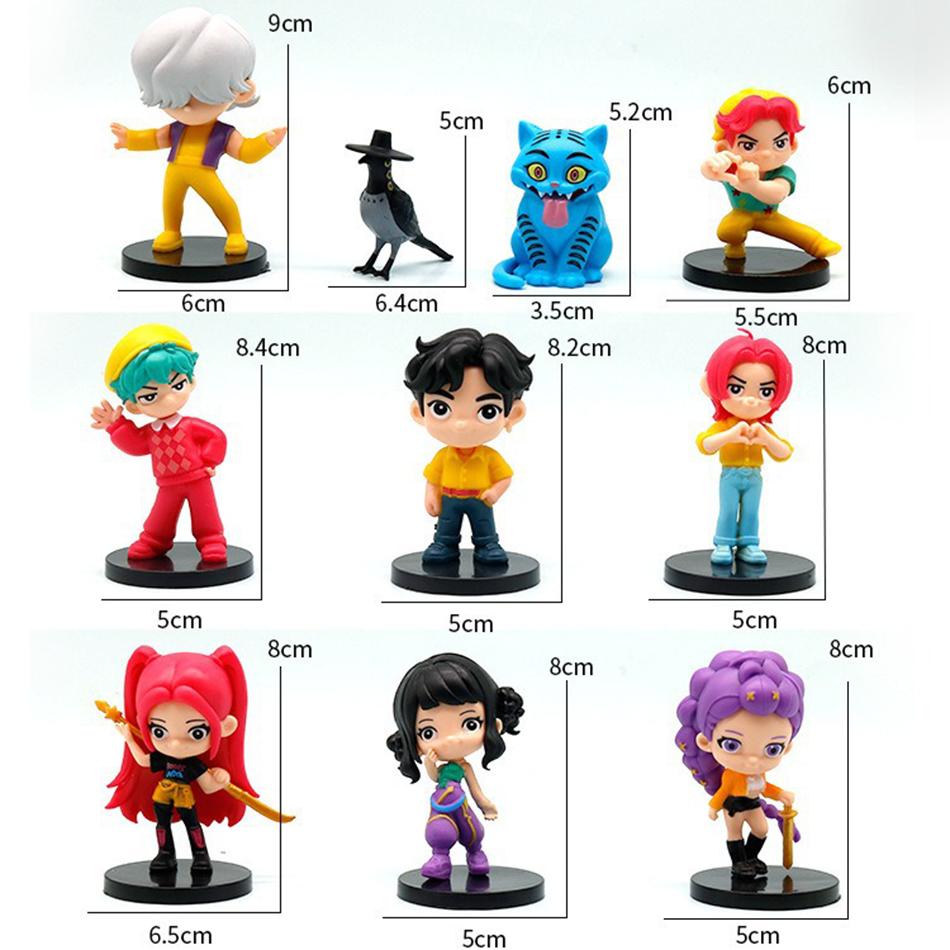 New Kpop Devil Hunter Rumi Zoey Mira Saja Boys Anime Girls/Boys Group Collection Desktop Trinkets Childrens Gifts Boxed