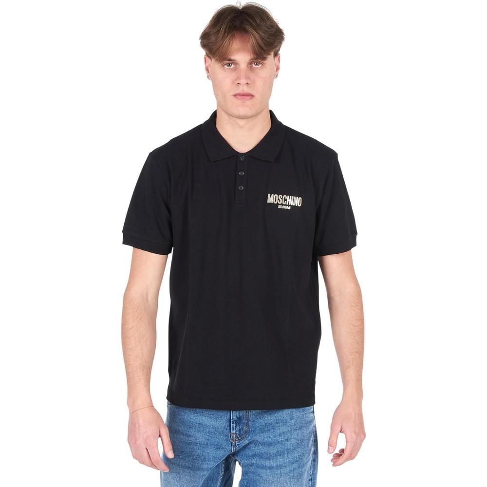 Moschino Unisex Adult Logo Cotton Polo Shirt