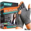 Unisex Therapy Gloves Compression Ease Muscle Tension Relieve Carpal Tunnel Aches Joint Pain Relief Half Finger Gloves