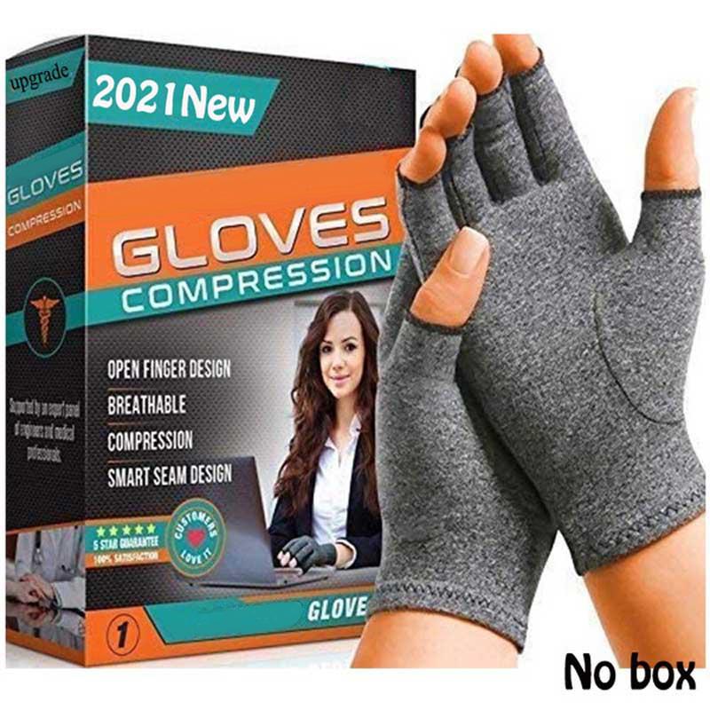 Unisex Therapy Gloves Compression Ease Muscle Tension Relieve Carpal Tunnel Aches Joint Pain Relief Half Finger Gloves