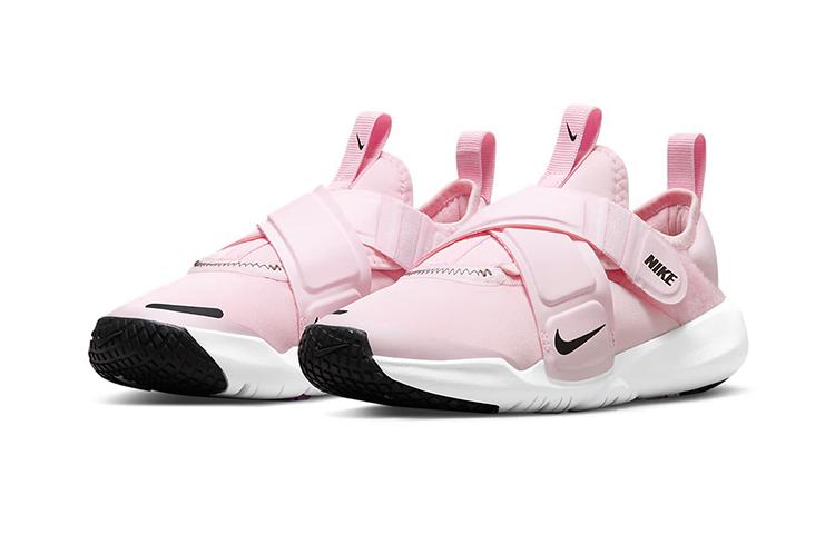 Nike Flex Advance Удобные Нескользящие Амортизирующие Износостойкие Низкие Детские Беговые Кроссовки Розовые CZ0186-600