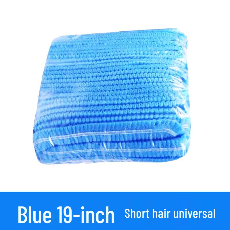 1000 шт. Одноразовые нетканые кухонные шапочки для головы - Дышащие, Пыленепроницаемые, Полосатые сетчатые шапочки