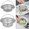 Waste Drainer Stuff Cover Cleaning Mesh Plug Filter Basket Sink Strainer Food Hair Stopper Colander