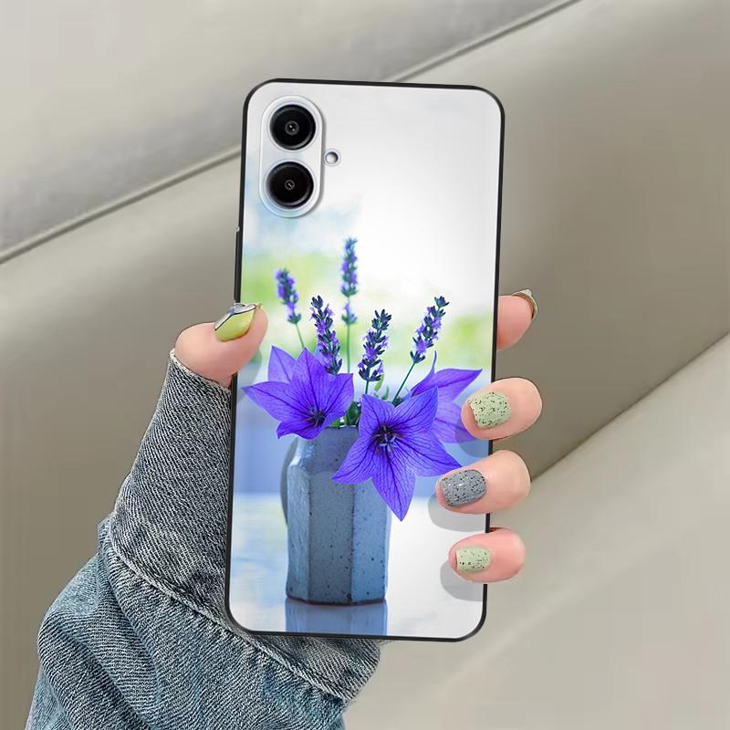 Чехол для Samsung Galaxy A07 4G Чехол для Samsung A07 Милый Цветочный Принт Мягкие Силиконовые Чехлы Для Samsung A07 A 07 Чехол Fundas