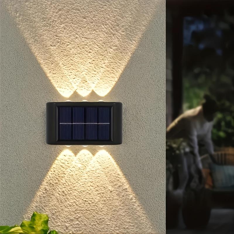 1/2pcs Solar Up Down Lights Outdoor Waterproof, Modern Nordic Sconce Illuminate Outside Sunlight Sensor Lamp