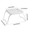 Camping Stove Stand Stainless Steel Camping Stove Grill Rack Portable Foldable Folding for Cooking Picnic for Travel Hiking Tool