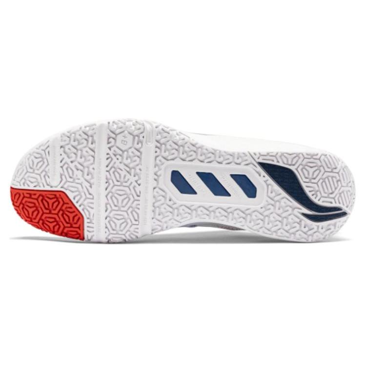 Li Ning Saga II SE Нескользящие износостойкие низкие бадминтонные кроссовки унисекс Белые AYZU001-1