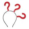 Braided Hair Cosplay Headband Question Mark Halloween Headband Novelty   Masquerade Party
