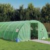 VidaXL Greenhouse with Green Steel Frame 72 M² 18x4x2 M, Polytunnel, Cold Frame, Tomato Greenhouse, Garden Greenhouse, 3188068