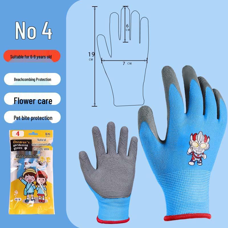 Kids' Nitrile Anti-Puncture Tide-Pooling & Gardening Gloves