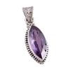 Natural Alexandrite Gemstone 925 Solid Sterling Silver Gift Pendant 1.25" F7h61