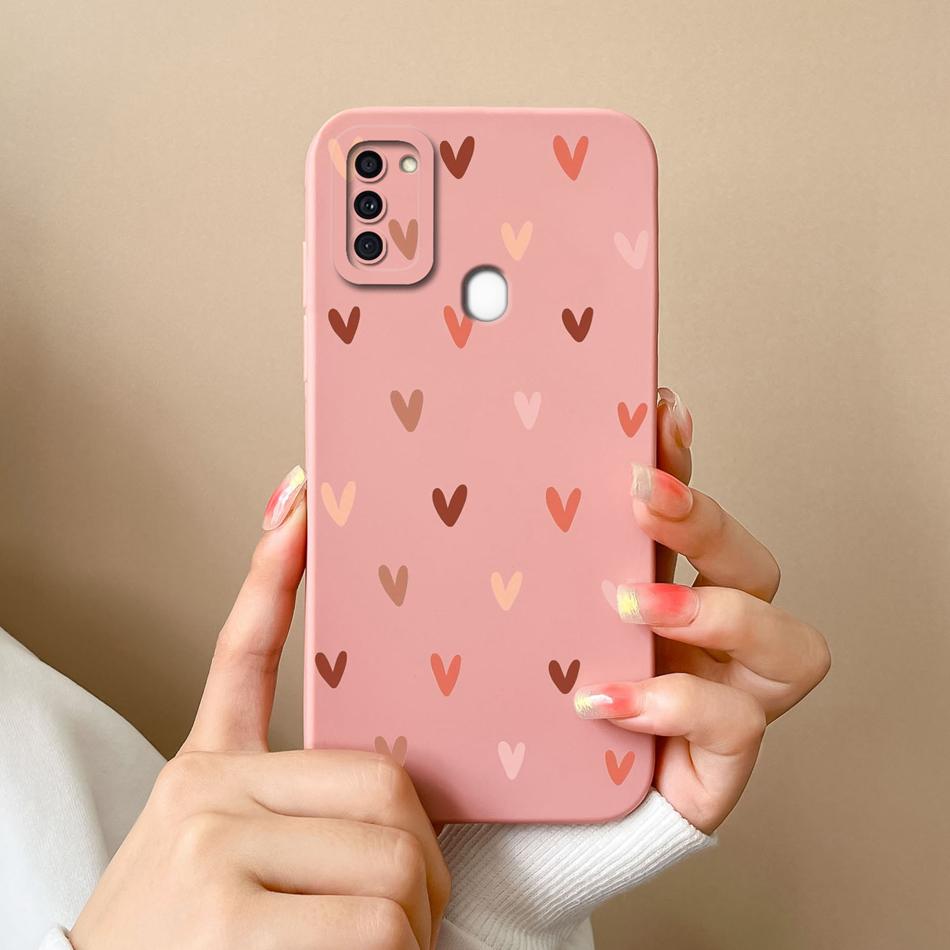 For Samsung A11 Phone Case Cute Butterfly Soft Liquid Silicone Camera Protection Back Cover For Galaxy A 11 Funda Capa Protector