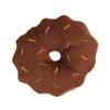 Round Shape Dog Chew Ring Plush Surface Puppy Play Toy Squeaky Pet Toy  Daily Pet Entertainment