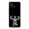 Чехол для телефона для Xiaomi Mi 15 14 13 12 11 Lite 14T 13T 12T 11T Pro Poco X6 X5 X3 Pro F6 F5 F4 Зал Фитнес Бодибилдинг Черная Крышка