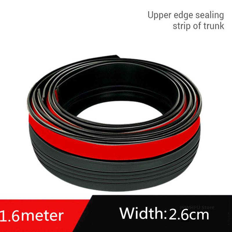 Автомобильная резиновая уплотнительная полоса, уплотнительная полоса для крышки багажника автомобиля, универсальная отделка верхнего края хэтчбека, водонепроницаемая, пылезащитная, автомобильные аксессуары