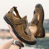 Summer Men's Casual Shoes Large Size Breathable Mesh Casual Sneakers Sandals for Men Mens Leather Sandals
