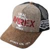 Standard Military Mesh Jute Deep American Casual Baseball Cap with Jute Size F Cap, Denim, Men's, Black, Fit, Spring/Summer, Oversized, Logo,