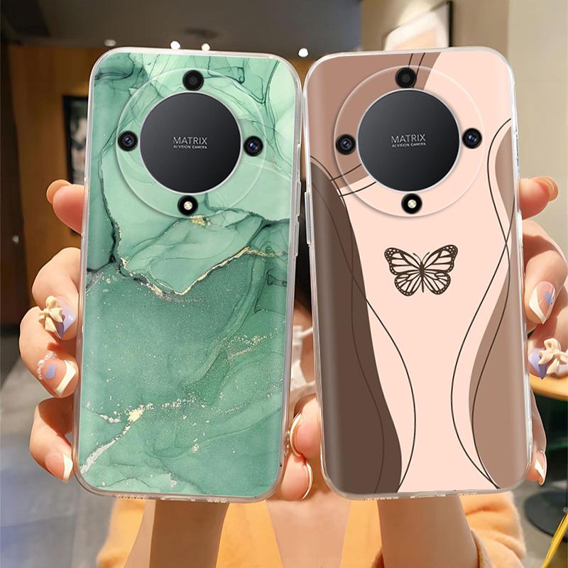 Чехол для телефона Honor Magic5 Magic 5 Lite Pro Милый Панда Полная Защита Высококачественная Силиконовая Задняя Крышка для Honor Magic5 Lite