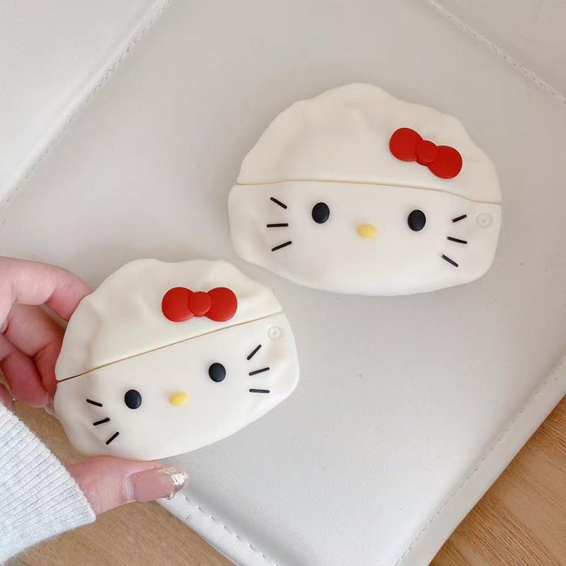 Для Airpods Pro 2 Вкусный Милый Пельмень Hello Kitty Чехол-сумка для наушников
