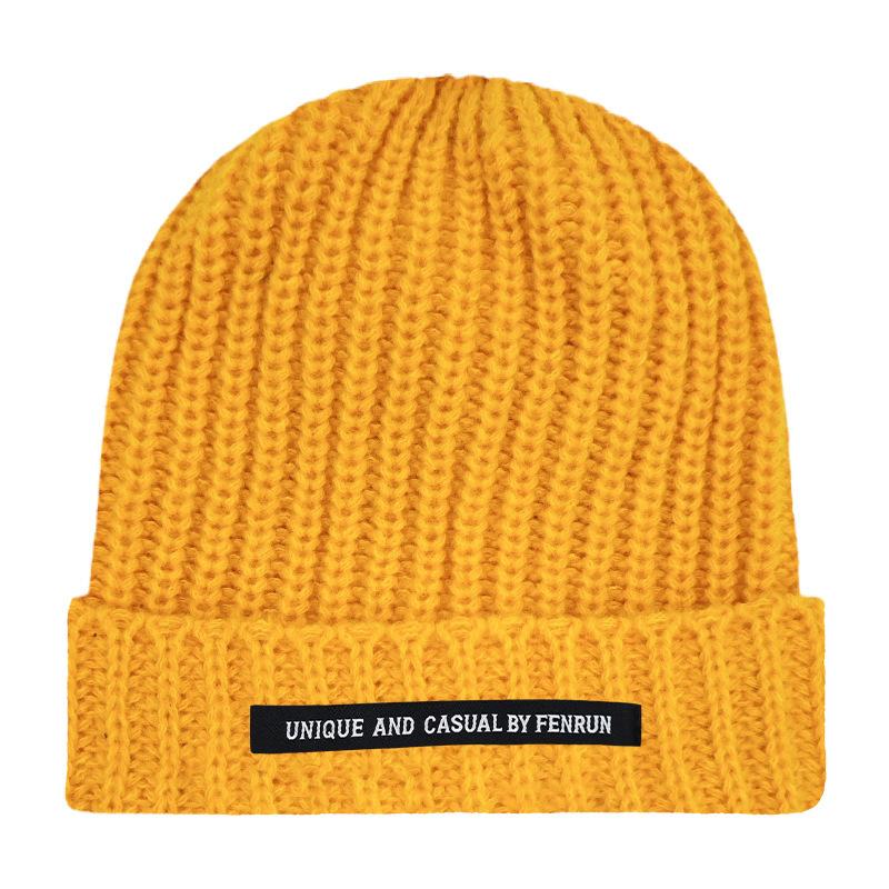 New Loose Big Head Circumference Knitted Hat Women's Fashion Winter Warm Ear Protection Cold Hat Trendy Versatile Wool Hat