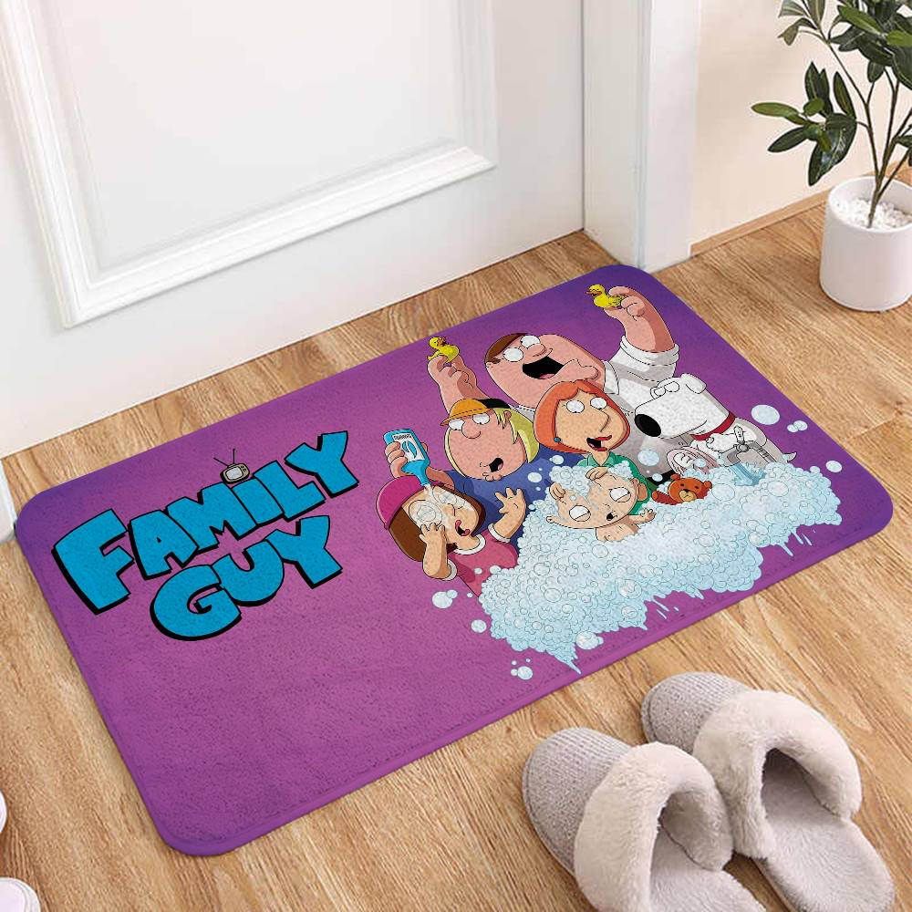 Guy Cool F-Family Guy Floor Mat Printed Flannel , Suitable For Bathrooms, Kitchens, Entrances, And Other Decorate Home