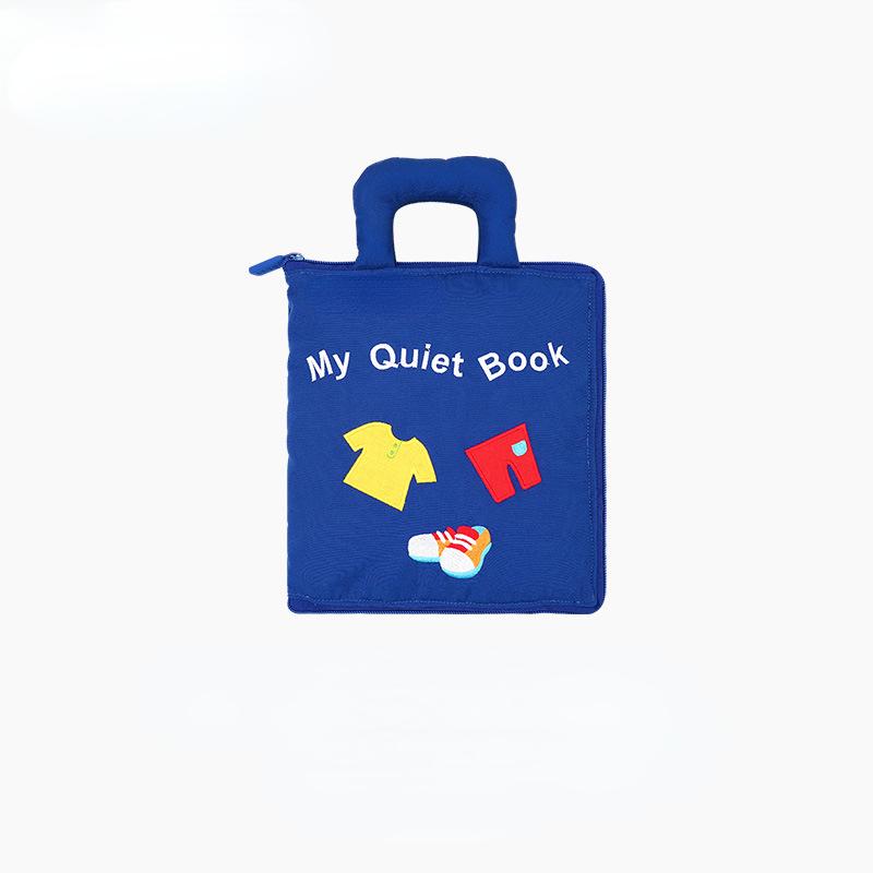 Игрушки для детей 1 год Детские книги Обучение Образование 3D Тихая Ткань Активность Рассказ Книга для малышей 2 года Подарки