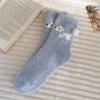 Women's Thick Socks, Thick Coral Velvet Floor Socks, Home Sleep Warmth, Middle Tube