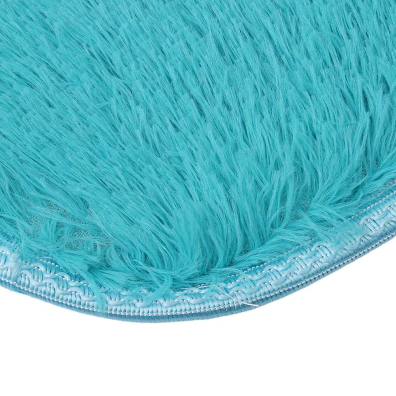 Non-slip Bath Mats Love Heart Shape Rug Kitchen Bathroom Home Decor Mats