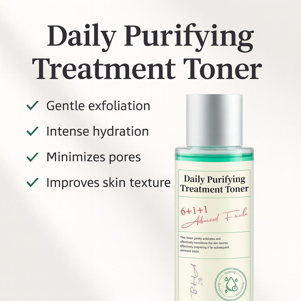 Daily Purifying Treatment Toner , Gentle Oil Control Pore Tightening