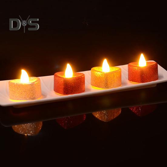 12 Pack Battery Operated Tea Light Candles Flickering Flameless LED Candle Lights Realistic Wicks Tabletop Lamp Decoration